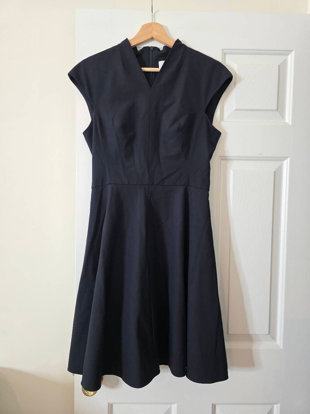 MM Lafleur the Ruth dress dark navy vool blend 8